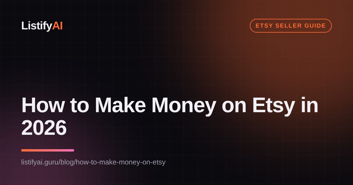 How to Make Money on Etsy in 2026